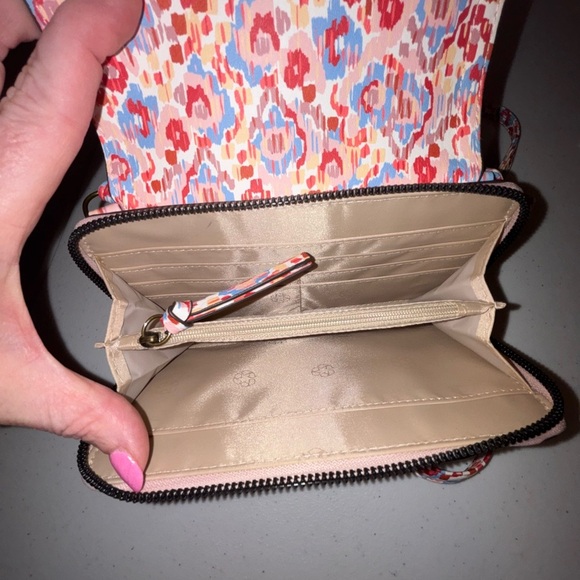 Sonoma Red and Blue Floral Clutch - Picture 10 of 10